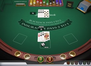 NetEntin tuotantoa oleva European blackjack