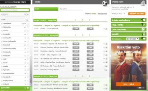 Betsson vedonlyönti