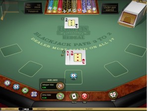 European redeal gold series blackjack