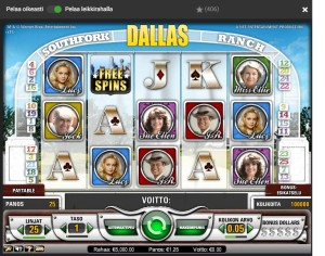 dallas slotti unibet