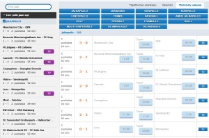 Myös live-vedonlyöntivalikosta löytyy valinnanvaraa riittävästi kovimmallekkin vedonlyöjälle.